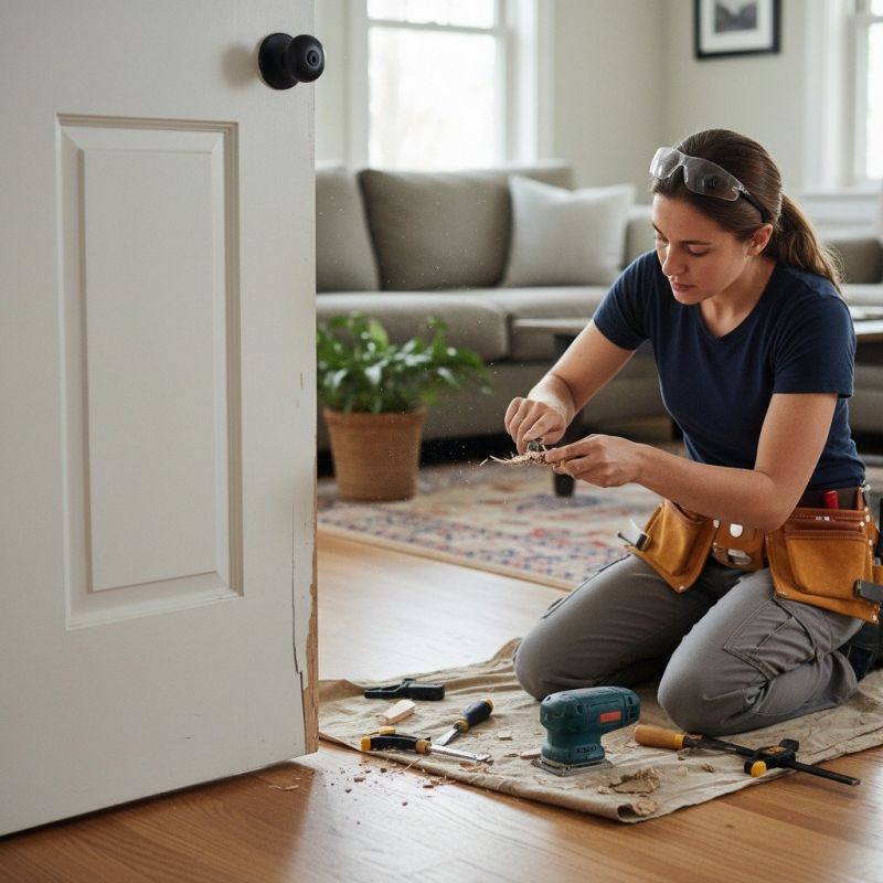 Barn Doors Repair detail