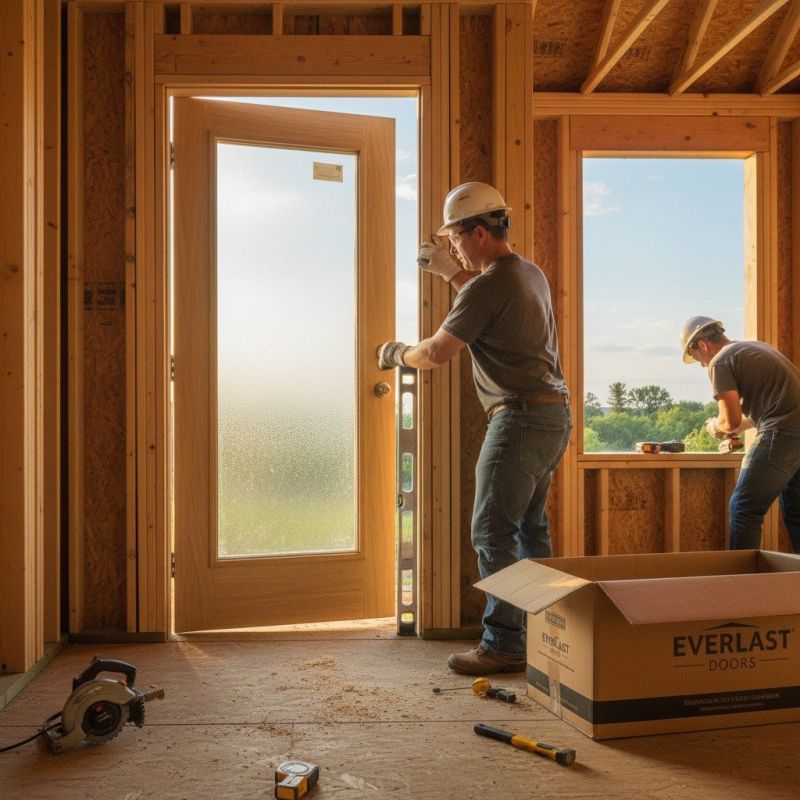 Oak Door Installation